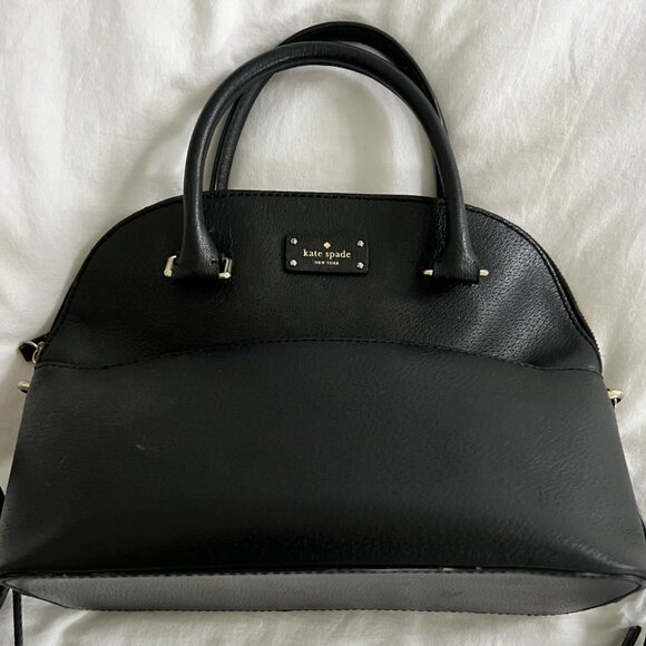 Kate Spade Medium Black Satchel – Almost Brand New! - Picture 1 of 7